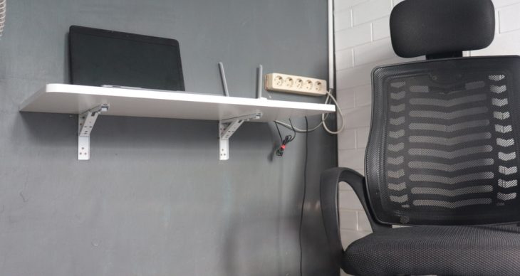 Wall Mounted Folding Computer Desk